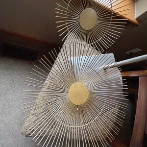 Wall orTable Decor; Gold